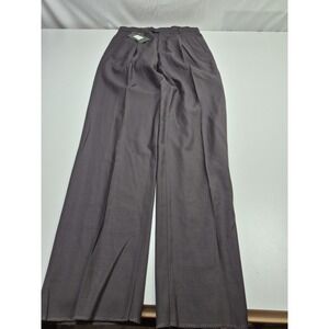 Zanieri Dress Pants Mens 32x36 Gray Wool Pleated Straight Italy Unhemmed NWT
